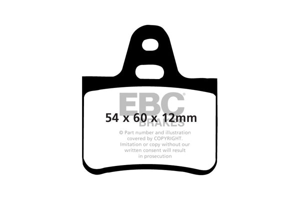 EBC Brakes Ultimax OE Replacement Brake Pad Set – DP191