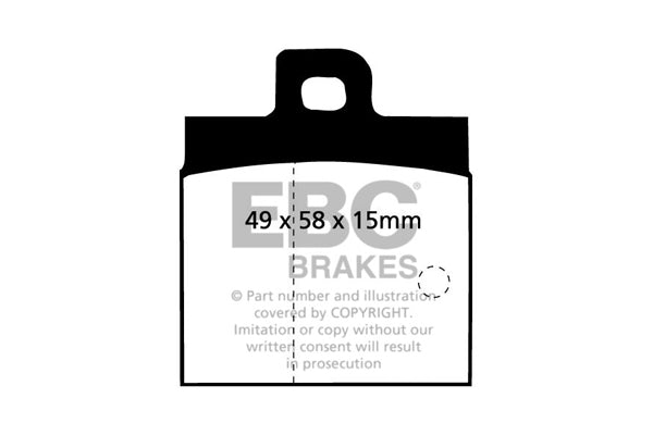 EBC Brakes Ultimax OE Replacement Brake Pad Set – DP192