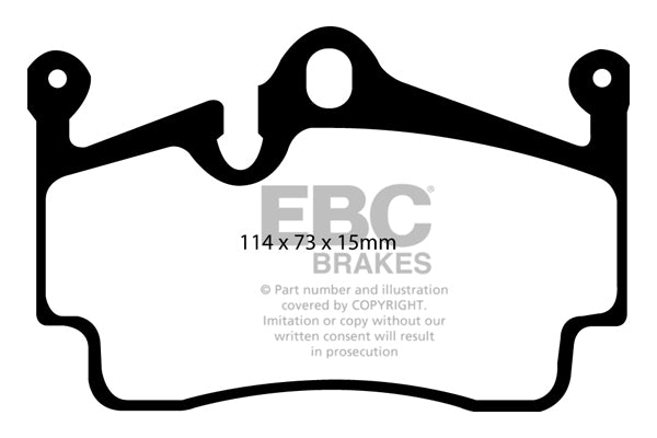 EBC Brakes Ultimax OE Replacement Brake Pad Set – DP817