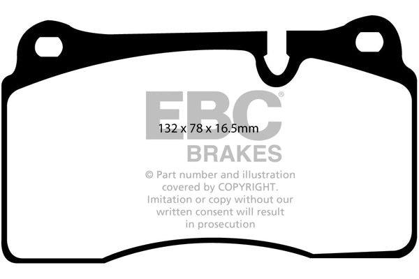 EBC Brakes Yellowstuff 4000 Series Street – DP41922R