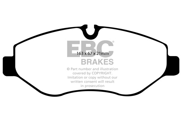 EBC Brakes Yellowstuff 4000 Series Street – DP41922R