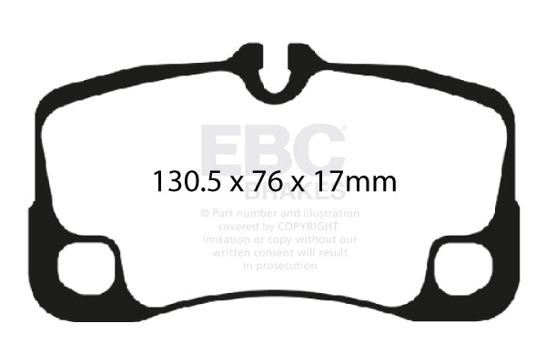 EBC Brakes Ultimax OE Replacement Brake Pad Set – DP817