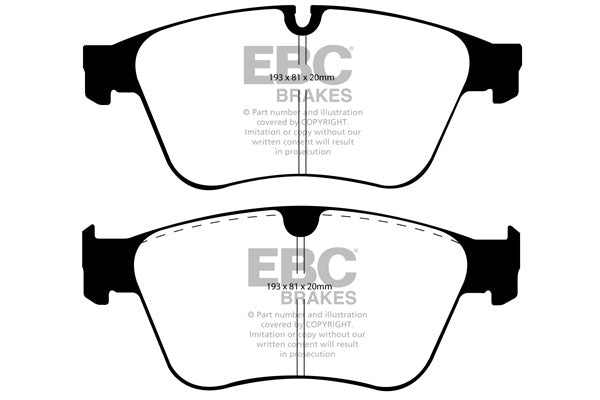 EBC Brakes Yellowstuff 4000 Series Street – DP41937R