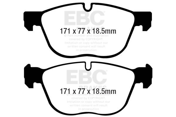 EBC Brakes Yellowstuff 4000 Series Street – DP41938R