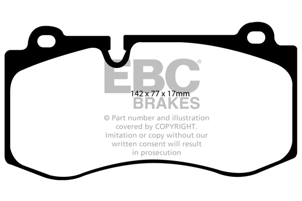 EBC Brakes Yellowstuff 4000 Series Street – DP41942R