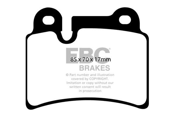 EBC Brakes Bundle Rear 330mm GD Discs with Yellowstuff Pads PD13KR504 - Performance HQ - United Kingdom