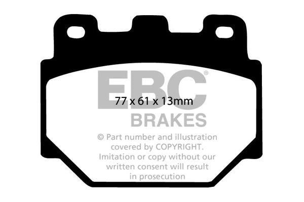 EBC Brakes Ultimax OE Replacement Brake Pad Set – DP195