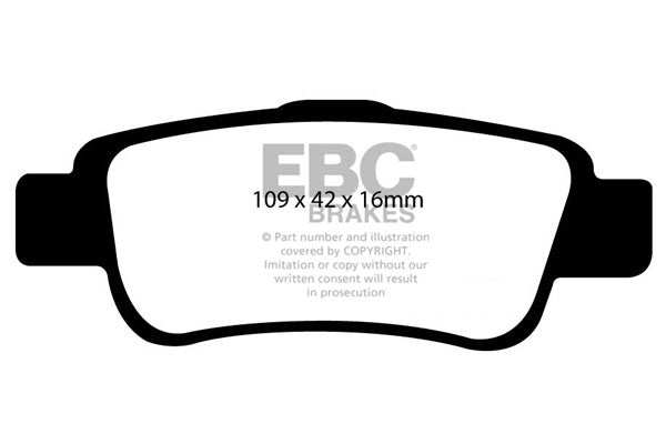 EBC Brakes Bundle Rear 302mm GD Discs with Yellowstuff Pads PD13KR510 - Performance HQ - United Kingdom