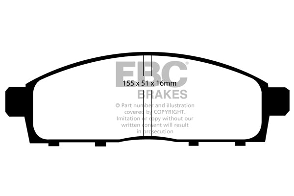 EBC Brakes Yellowstuff 4000 Series Street – DP41963R