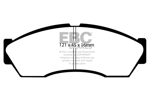 EBC Brakes Ultimax OE Replacement Brake Pad Set – DP1964
