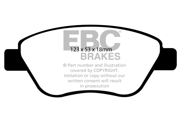 EBC Brakes Ultimax OE Replacement Brake Pad Set – DP1965