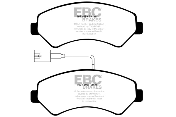 EBC Brakes Yellowstuff 4000 Series Street – DP41963R