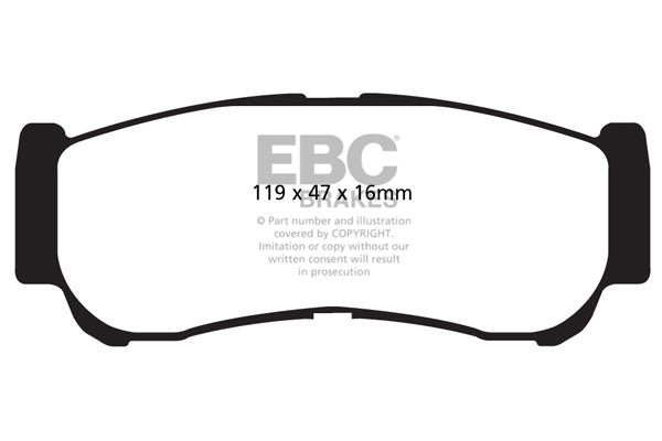 EBC Brakes Ultimax OE Replacement Brake Pad Set – DP1982