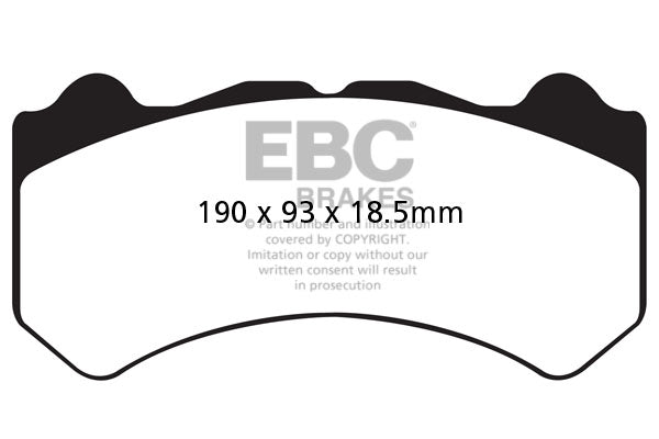 EBC Brakes Ultimax OE Replacement Brake Pad Set – DP817