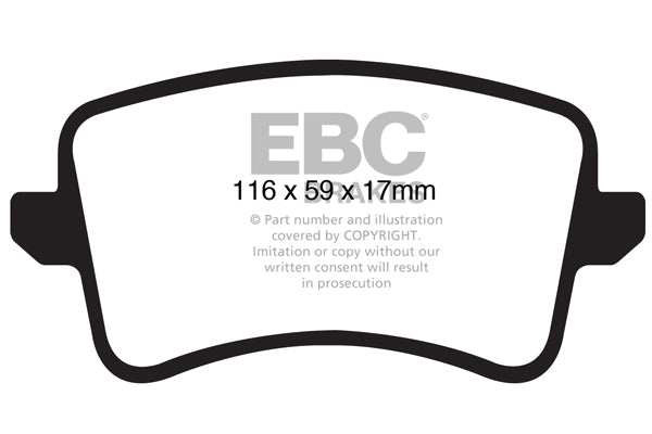 EBC Brakes Bundle Rear 330mm GD Discs with Yellowstuff Pads PD13KR516 - Performance HQ - United Kingdom