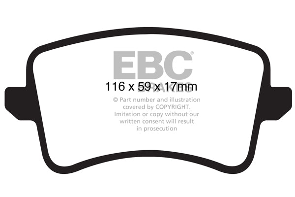 EBC Brakes Yellowstuff 4000 Series Street – DP41988R