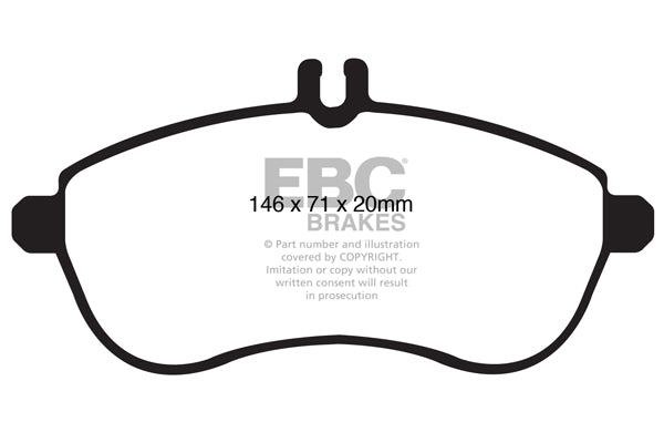 EBC Brakes Yellowstuff 4000 Series Street – DP41988R