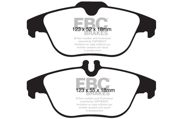 EBC Brakes Ultimax OE Replacement Brake Pad Set – DP1990