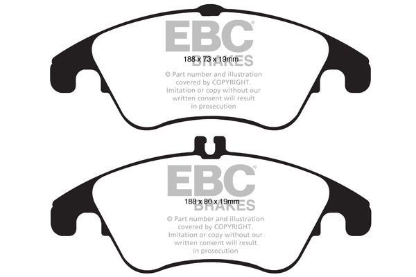 EBC Brakes Yellowstuff 4000 Series Street – DP41991R