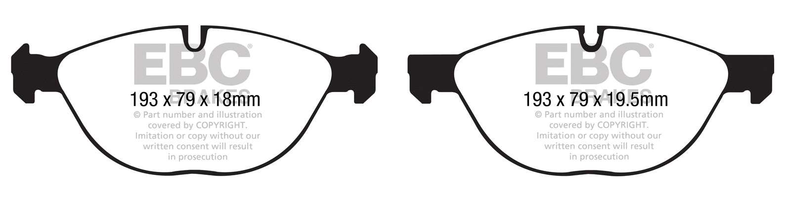 EBC Brakes Bundle Front 365mm USR Discs with Yellowstuff Pads PD08KF122 - Performance HQ - United Kingdom