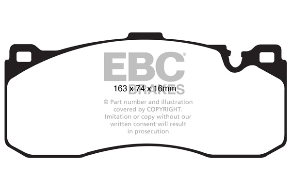 EBC Brakes Bundle – Front 338mm GD Discs with Bluestuff Pads – PD14KF817