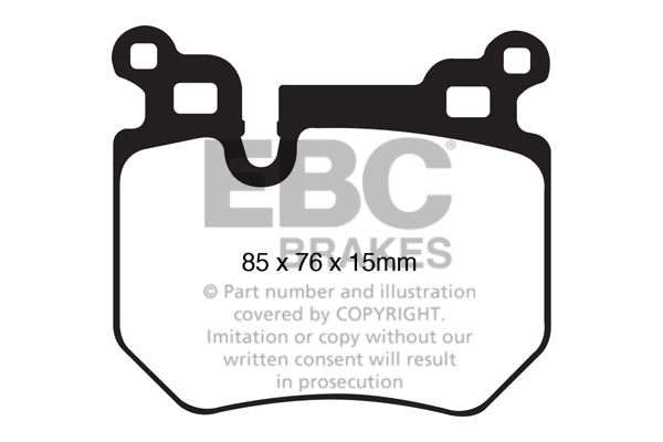 EBC Brakes Ultimax OE Replacement Brake Pad Set – DP817