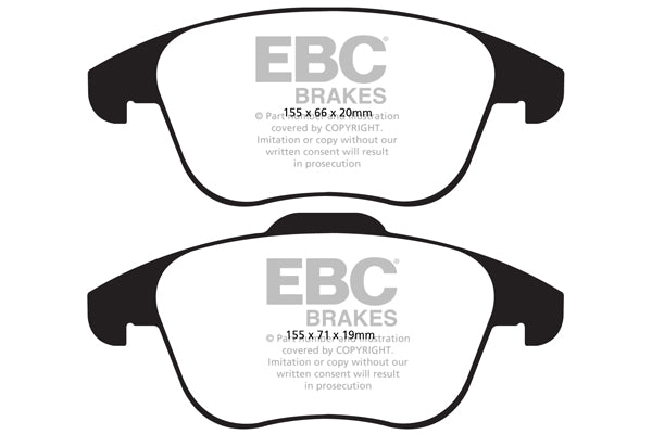 EBC Brakes Bundle – Front 312mm BSD Discs with Yellowstuff Pads – PD18KF118