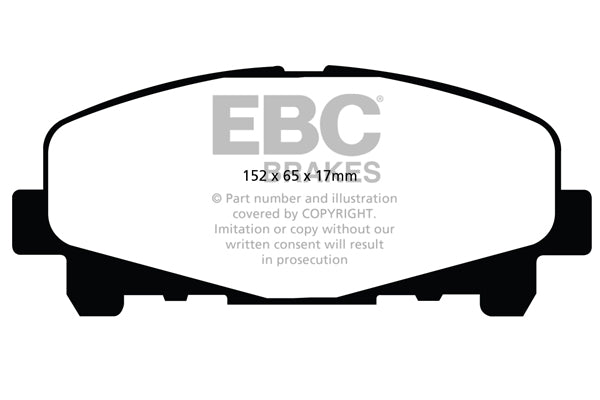 EBC Brakes Yellowstuff 4000 Series Street – DP41999R