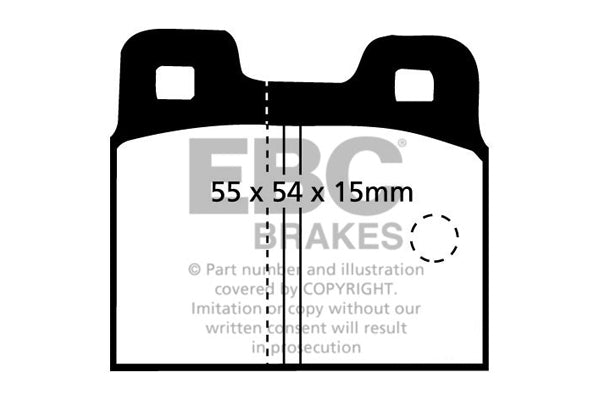 EBC Brakes Ultimax OE Replacement Brake Pad Set – DP218