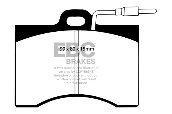 EBC Brakes Ultimax OE Replacement Brake Pad Set – DP221