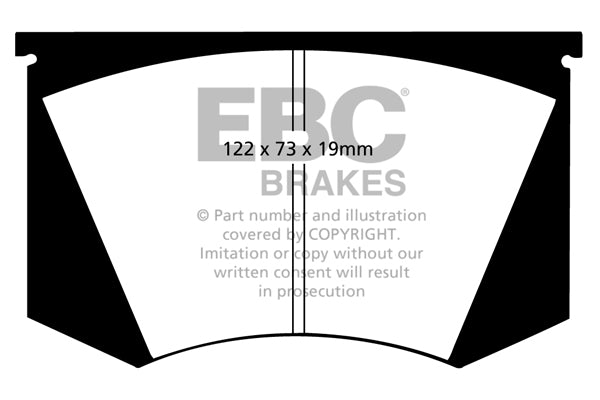 EBC Brakes Yellowstuff 4000 Series Street – DP4223R