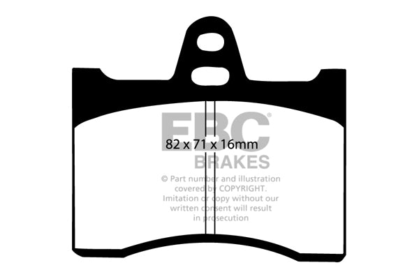 EBC Brakes Ultimax OE Replacement Brake Pad Set – DP227