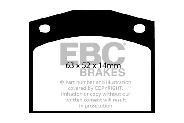 EBC Brakes Ultimax OE Replacement Brake Pad Set – DP238