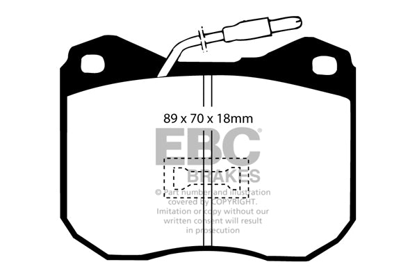 EBC Brakes Ultimax OE Replacement Brake Pad Set – DP239