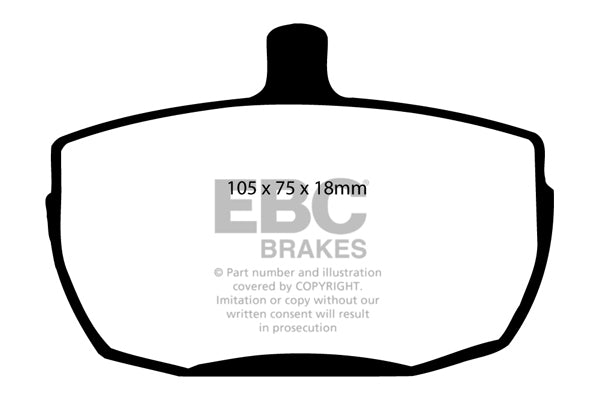 EBC Brakes Ultimax OE Replacement Brake Pad Set – DP241