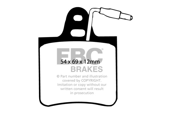 EBC Brakes Ultimax OE Replacement Brake Pad Set – DP245