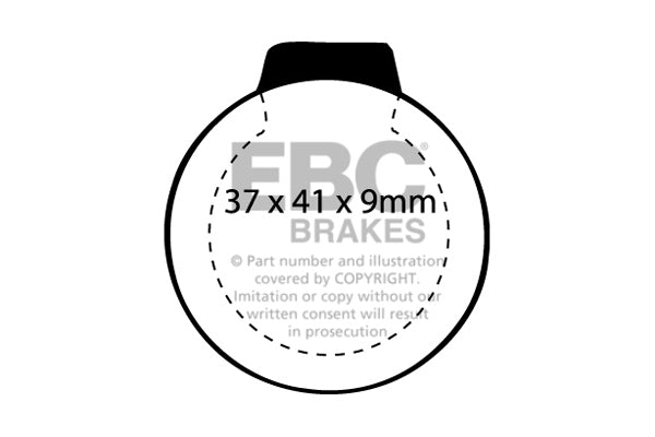 EBC Brakes Ultimax OE Replacement Brake Pad Set – DP246
