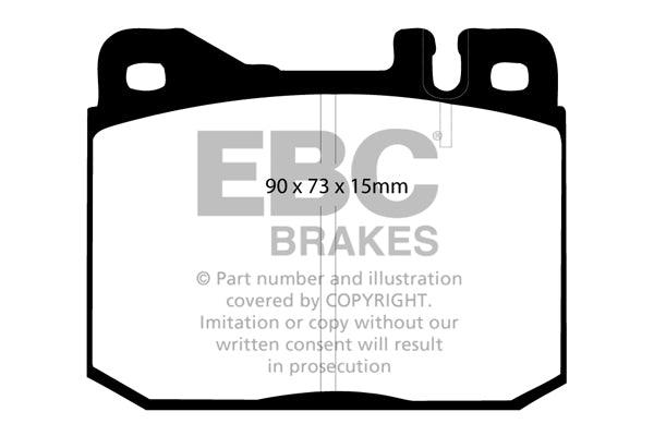 EBC Brakes Ultimax OE Replacement Brake Pad Set – DP261