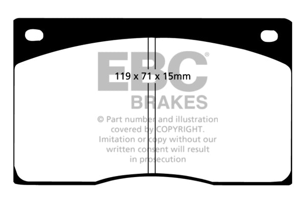 EBC Brakes Bundle – Front 284mm GD Discs with Bluestuff Pads – PD14KF839