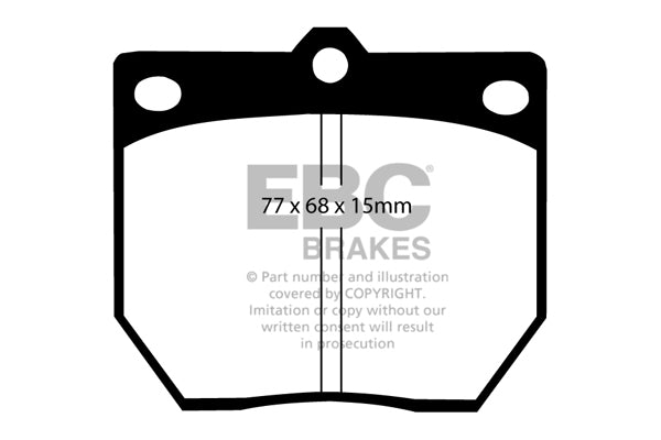 EBC Brakes Ultimax OE Replacement Brake Pad Set – DP273