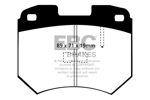 EBC Brakes Ultimax OE Replacement Brake Pad Set – DP274