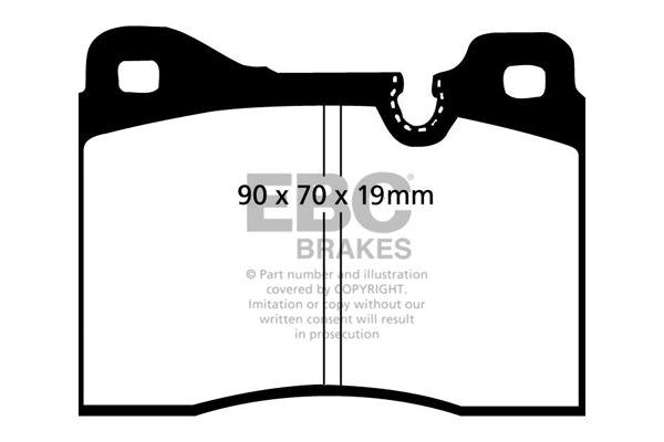 EBC Brakes Ultimax OE Replacement Brake Pad Set – DP288