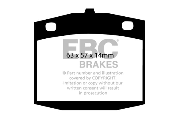 EBC Brakes Ultimax OE Replacement Brake Pad Set – DP286
