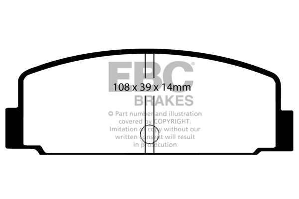 EBC Brakes Ultimax OE Replacement Brake Pad Set – DP290