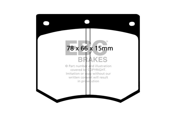 EBC Brakes Ultimax OE Replacement Brake Pad Set – DP291