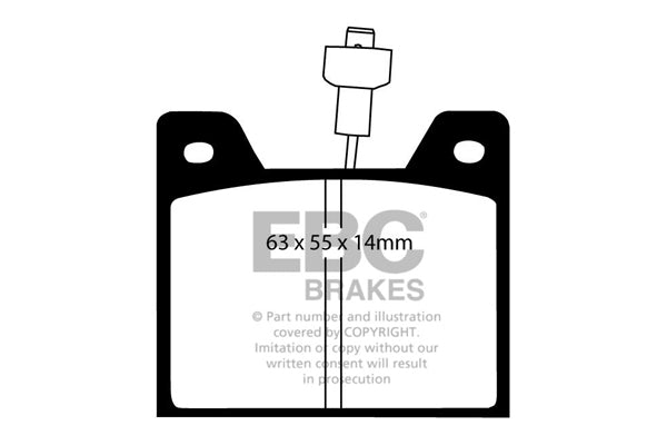 EBC Brakes Ultimax OE Replacement Brake Pad Set – DP292