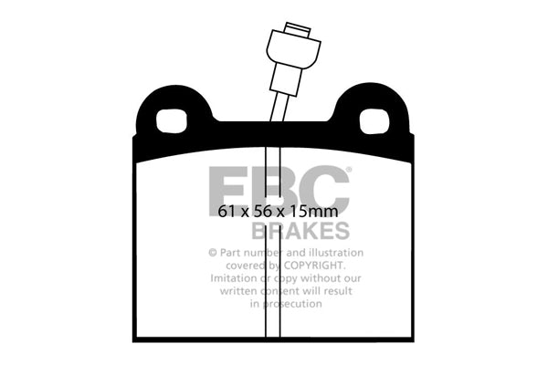 EBC Brakes Ultimax OE Replacement Brake Pad Set – DP295