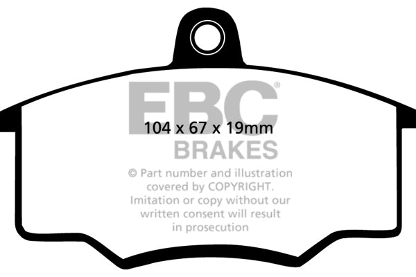 EBC Brakes Ultimax OE Replacement Brake Pad Set – DP310