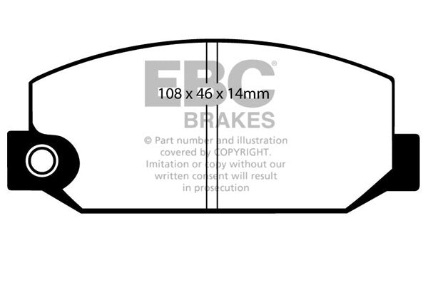 EBC Brakes Ultimax OE Replacement Brake Pad Set – DP319
