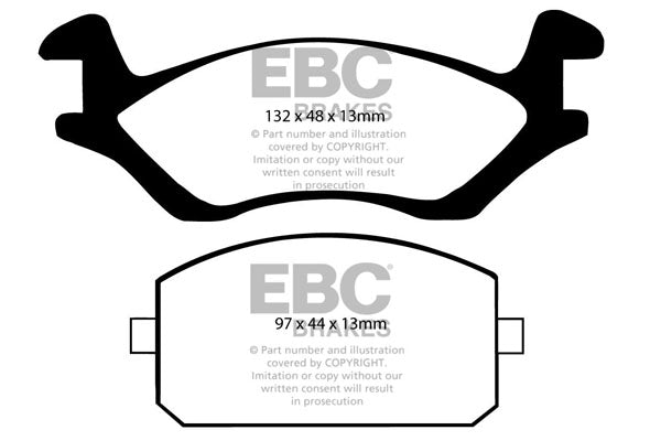 EBC Brakes Ultimax OE Replacement Brake Pad Set – DP322